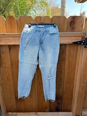 RSQ Light Blue Distressed Boyfriend Jeans